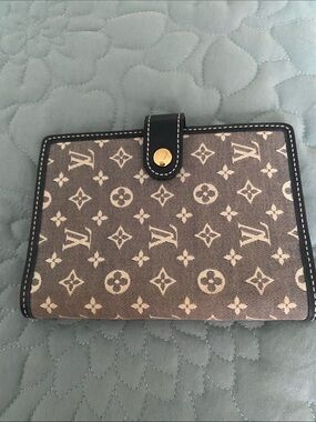 Louis Vuitton Mini Lin Navy Agenda PM EXCELLENT